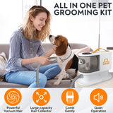 Pet Grooming Kit with Vacuum – Hair Removal Trimmer for Cats & Dogs - Image 4