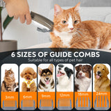 Pet Grooming Kit with Vacuum – Hair Removal Trimmer for Cats & Dogs - Image 5