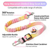 Adjustable Dog Car Seat Belt Leash – Nylon Bungee Safety Leash - Image 12