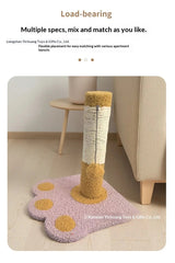Luxury Cat Scratching Post Column & Board – Natural Sisal Cat Climbing Rack - Image 12