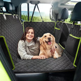 Foldable Pet Car Seat Cover Extender – Hard Bottom Back Seat for Large Dogs - Image 11
