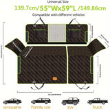 6-in-1 Waterproof Pet Car Seat Cover – Upgraded Oxford Fabric - Image 2