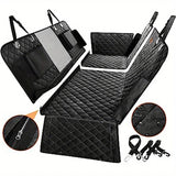 6-in-1 Waterproof Pet Car Seat Cover – Upgraded Oxford Fabric - Image 8