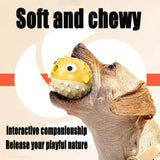 PuppyPlay Interactive Pufferfish Dog Toy – Rubber Waterproof Chew Toy - Image 4