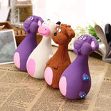 4-Pack Cute Latex Pet Dog Chew Toys – Teeth Cleaning Chew Toys - Image 6