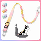 Adjustable Dog Car Seat Belt Leash – Nylon Bungee Safety Leash - Image 2