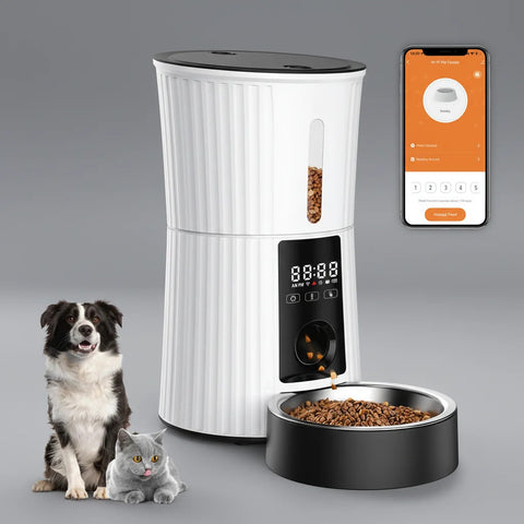 2026 Smart WiFi Pet Feeder 4L – App Scheduled Cat & Dog Dispenser