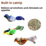 Simulated Squeaky Bird Cat Toy with Catnip – Interactive Self-Play Toy - Image 14