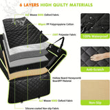 Foldable Pet Car Seat Cover Extender – Hard Bottom Back Seat for Large Dogs - Image 13