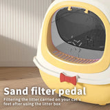 Extra Large Butterfly Cat Litter Box – Fully Enclosed Privacy Cat Toilet - Image 17