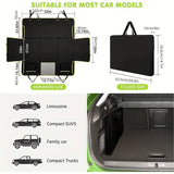 Foldable Pet Car Seat Cover Extender – Hard Bottom Back Seat for Large Dogs - Image 12
