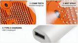 One-Touch Spray Pet Grooming Brush – Anti-Floating Hair Deshedding Comb - Image 9