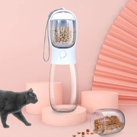 2-in-1 Eco-Friendly Travel PET Bottle – Water & Food On the Go