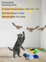 Simulated Squeaky Bird Cat Toy with Catnip – Interactive Self-Play Toy - Image 10