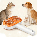 One-Touch Spray Pet Grooming Brush – Anti-Floating Hair Deshedding Comb - Image 2