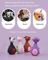 4-Pack Cute Latex Pet Dog Chew Toys – Teeth Cleaning Chew Toys - Image 10