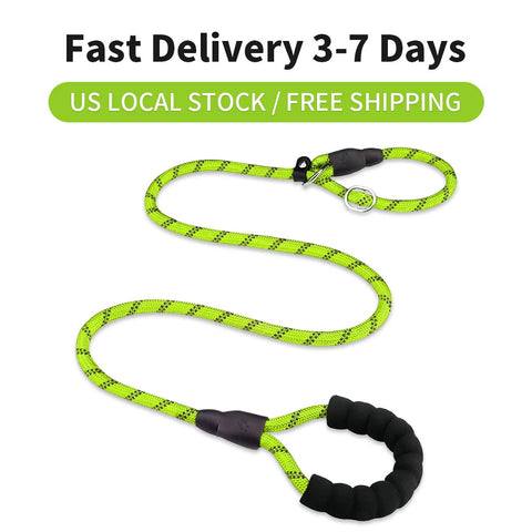 Adjustable Outdoor Dog Training Lead – Reflective Long Rope Leash