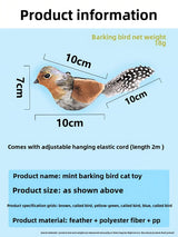 Simulated Squeaky Bird Cat Toy with Catnip – Interactive Self-Play Toy - Image 6
