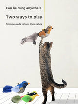 Simulated Squeaky Bird Cat Toy with Catnip – Interactive Self-Play Toy - Image 16
