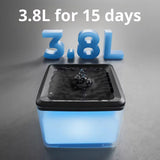 Filtered Pet Water Fountain – Ultra Quiet Flow for Cats & Dogs - Image 2