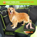 Foldable Pet Car Seat Cover Extender – Hard Bottom Back Seat for Large Dogs - Image 16