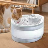 Auto-Rechargeable Cat Water Fountain – Plastic Pet Water Fountain with Filter - Image 1